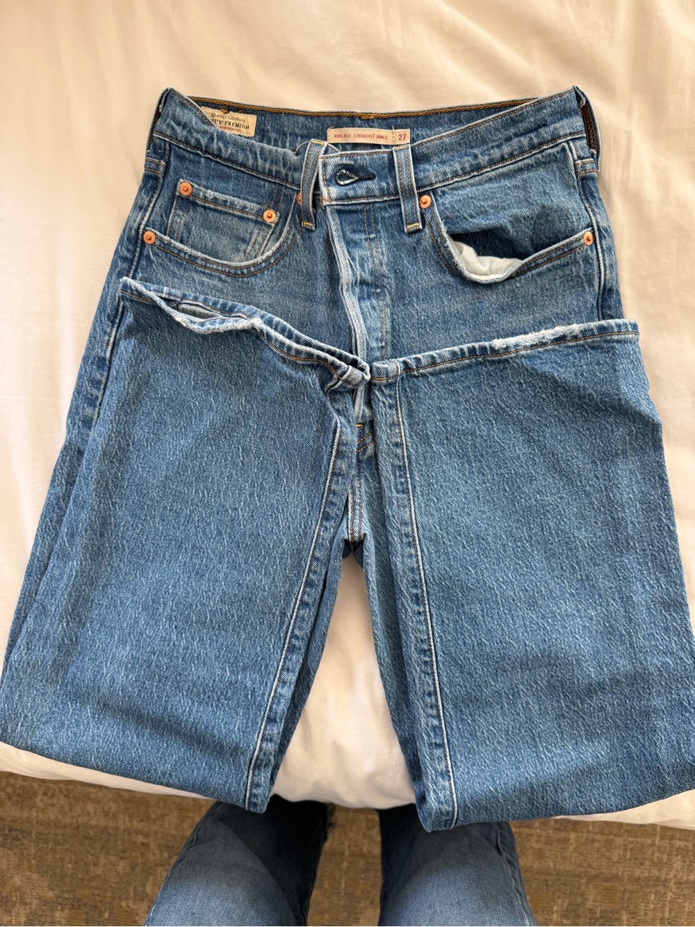 Levi's Ribcage Straight Ankle (size 27)